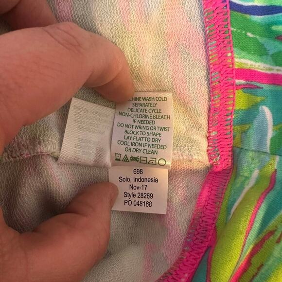 Lilly Pulitzer Brigantine Zip Up Jacket Raz Berry Shady Lady Size XXS Bold - Picture 7 of 9